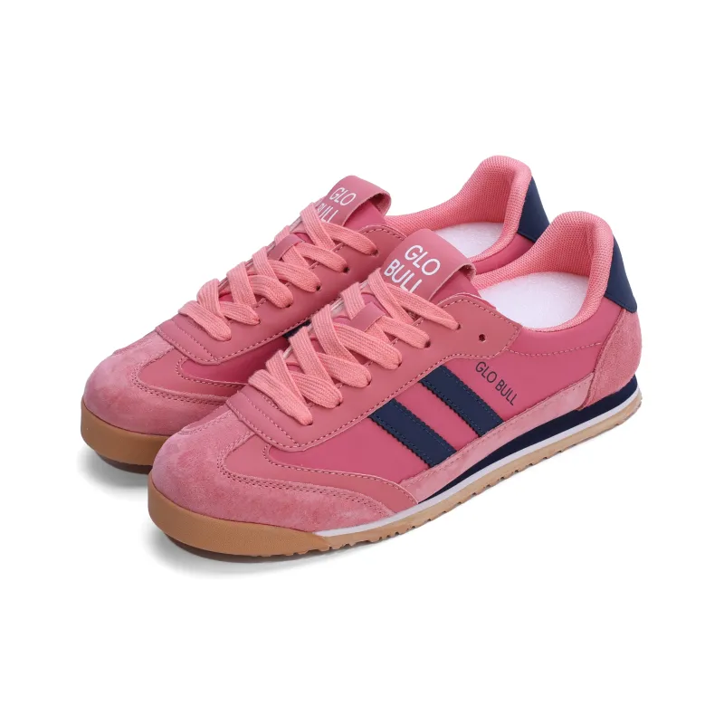 GLO BULL Skateboard Shoes Unisex Low Top Pink Blue-2