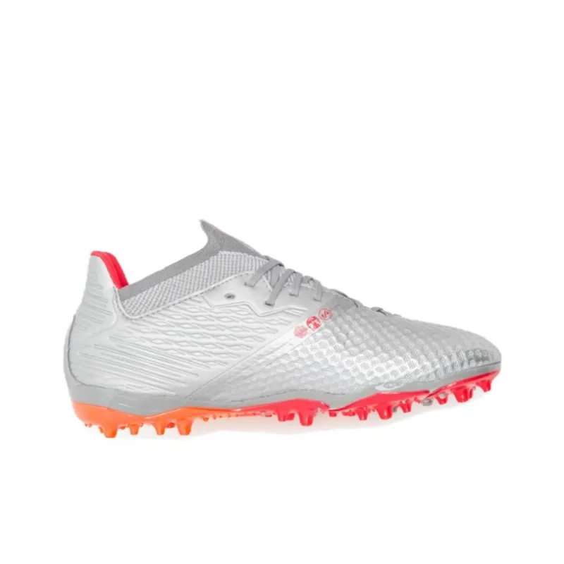 DECATHLON Viralto 3 Anti Slip Wear Resistant Soccer Shoes Men's Silver-1