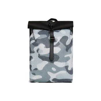 Rains Polyester Backpack Mini Unisex Camouflage