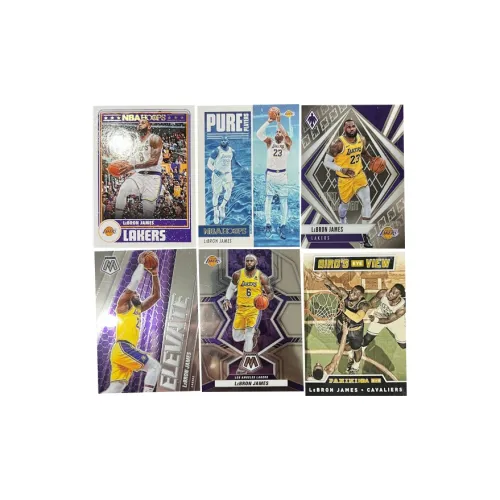 PANINI Lakers LeBron James The King Multi Collection Basketball Card Refractor Basketball Card Rare Sports Cards 6 Pcs