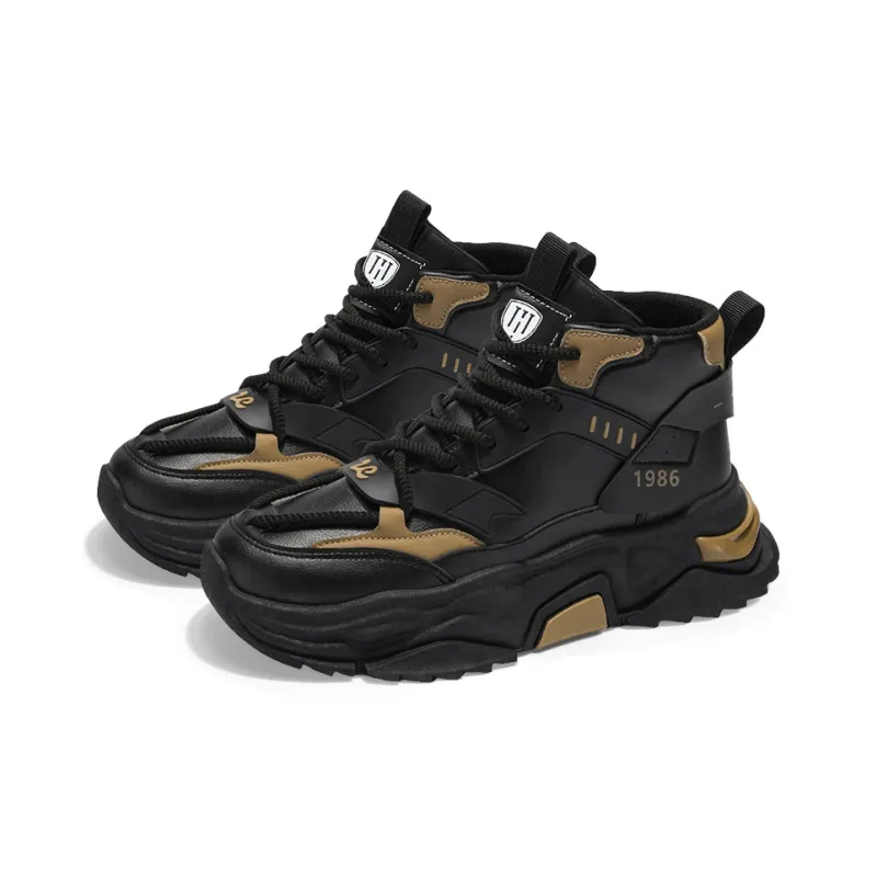 HACKBUTEER High Top Chunky Sneakers Men's-13