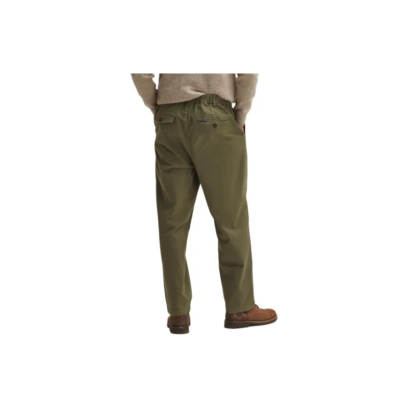 BARBOUR FW24 Casual Pants Men's Olive Green-2