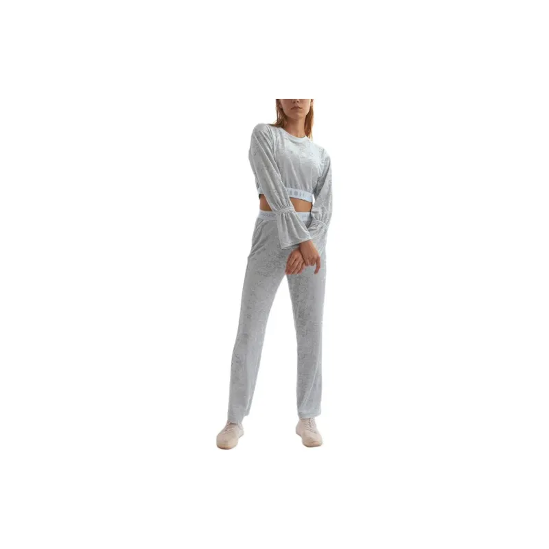 Particle Fever Sweatshirt Women's Light Gray-1