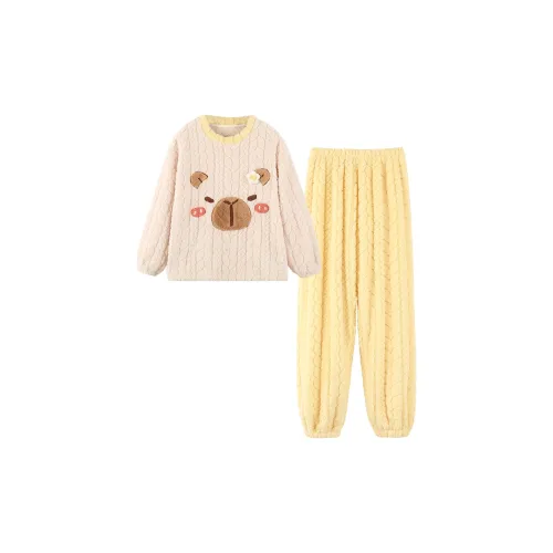 Sleeping Beauty Pajama Set Women's Lemon