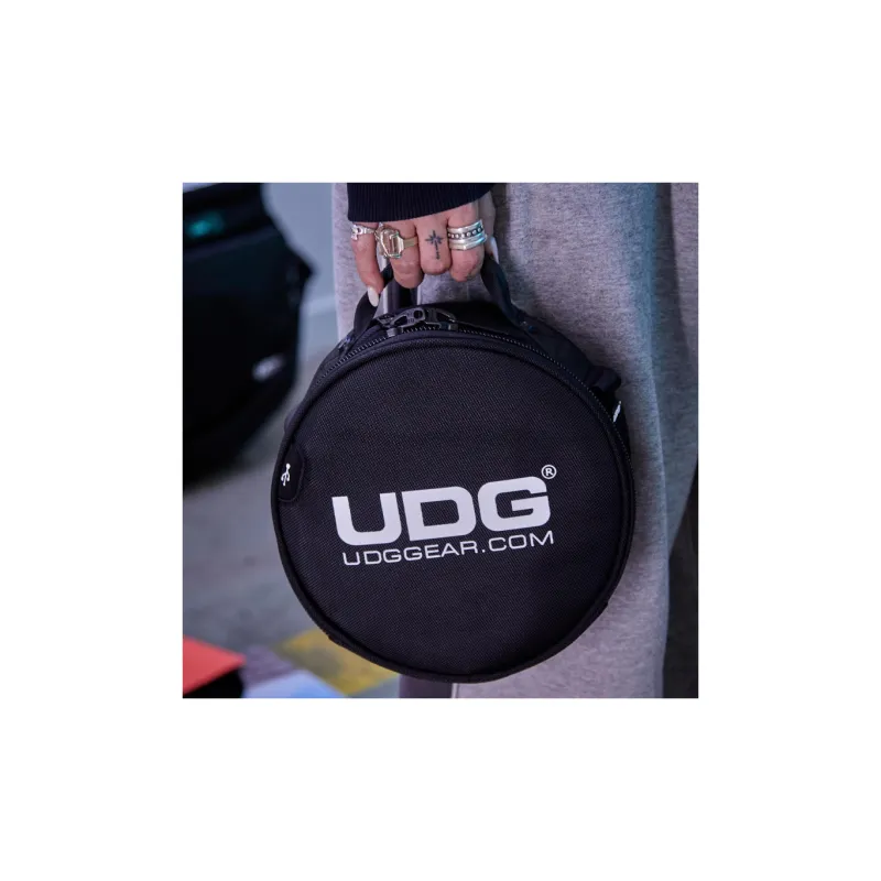 UMM Nylon DJ Head Mounted One Shoulder Handbag Small Size Unisex Multicolor-4