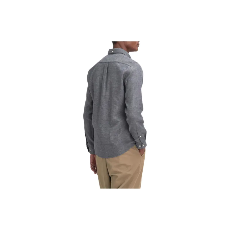 BARBOUR FW24 Shirt Men's Gray Mud Gray Rock-3
