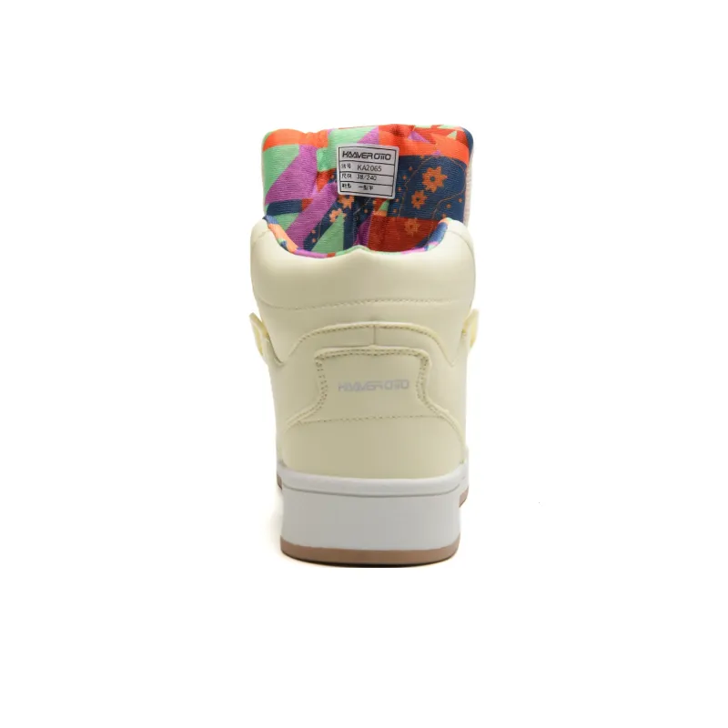 KAAVER OTTO Box Included Wear resistant And Lightweight Mid Top Skateboard Shoes Unisex Mismatched-5