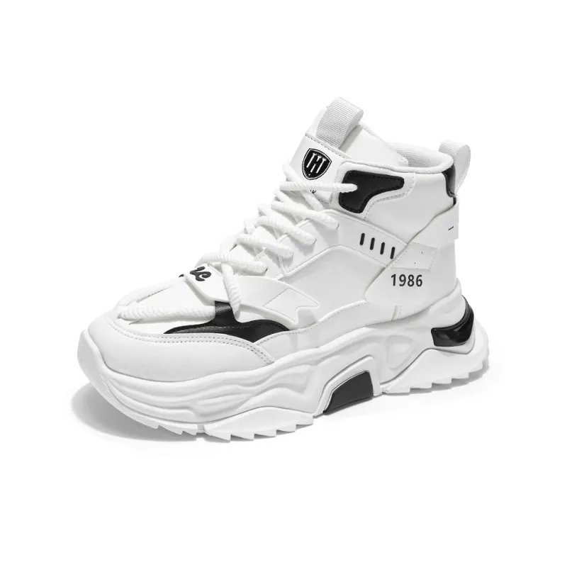 HACKBUTEER High Top Chunky Sneakers Men's-7