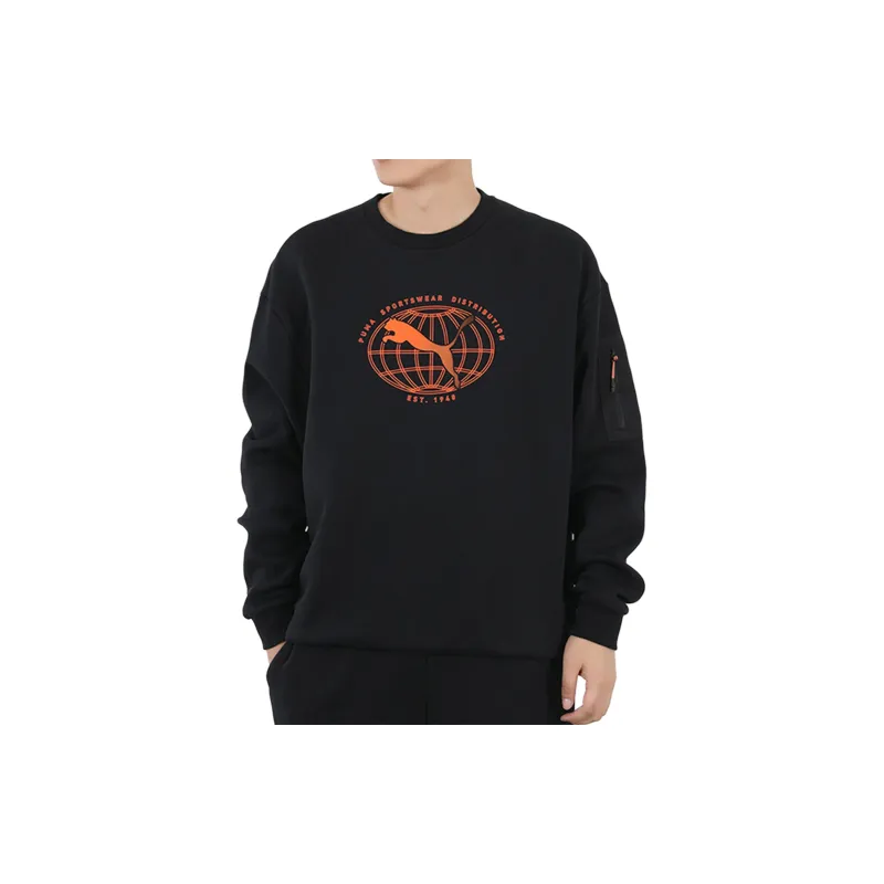 PUMA Sweatshirts Men Black-2