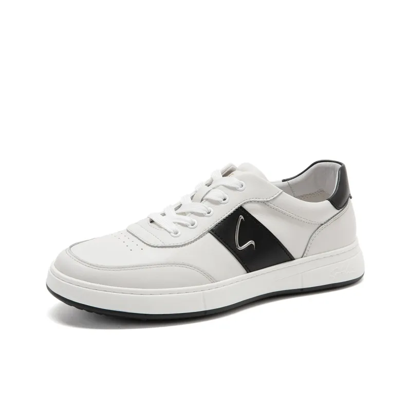 Satchi Low Top Skateboard Shoes Men's White-0