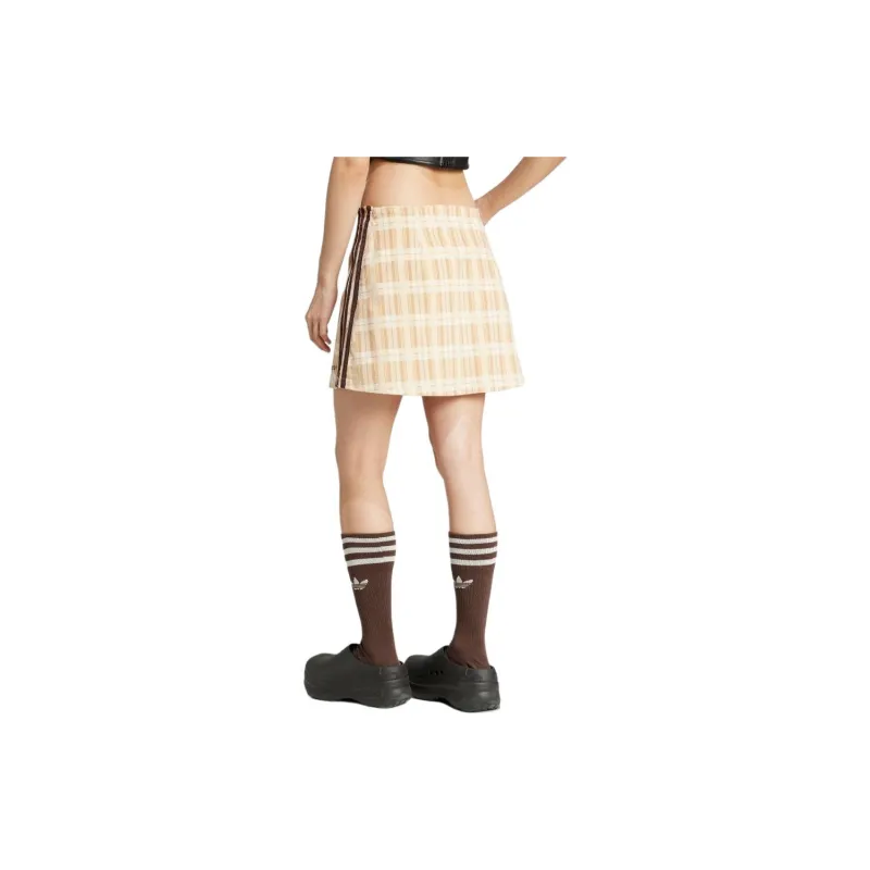 Adidas Originals Casual Short Skirts Women's Phantom Beige-2