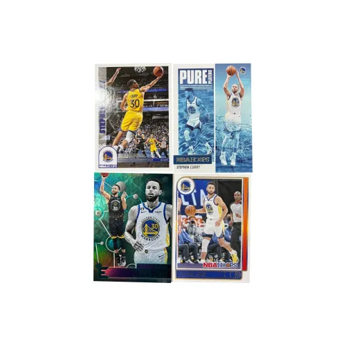 PANINI Warriors Core Stephen Curry Moe God Multi Series Refraction Teka Star Card Rare Sports Cards 4 Pcs