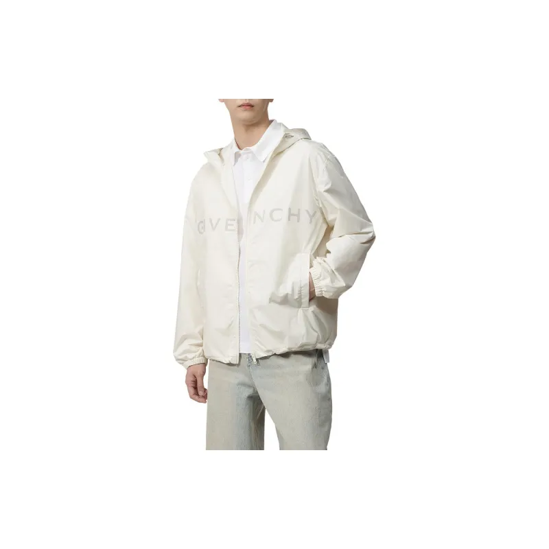 Givenchy Logo Printed Hooded Windbreaker-2