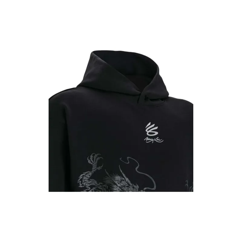 Under Armour x LIXIAOLONG LIANMINGKUAN UA Chinese New Year Sweatshirt Unisex Black Shopping Bag Included-7