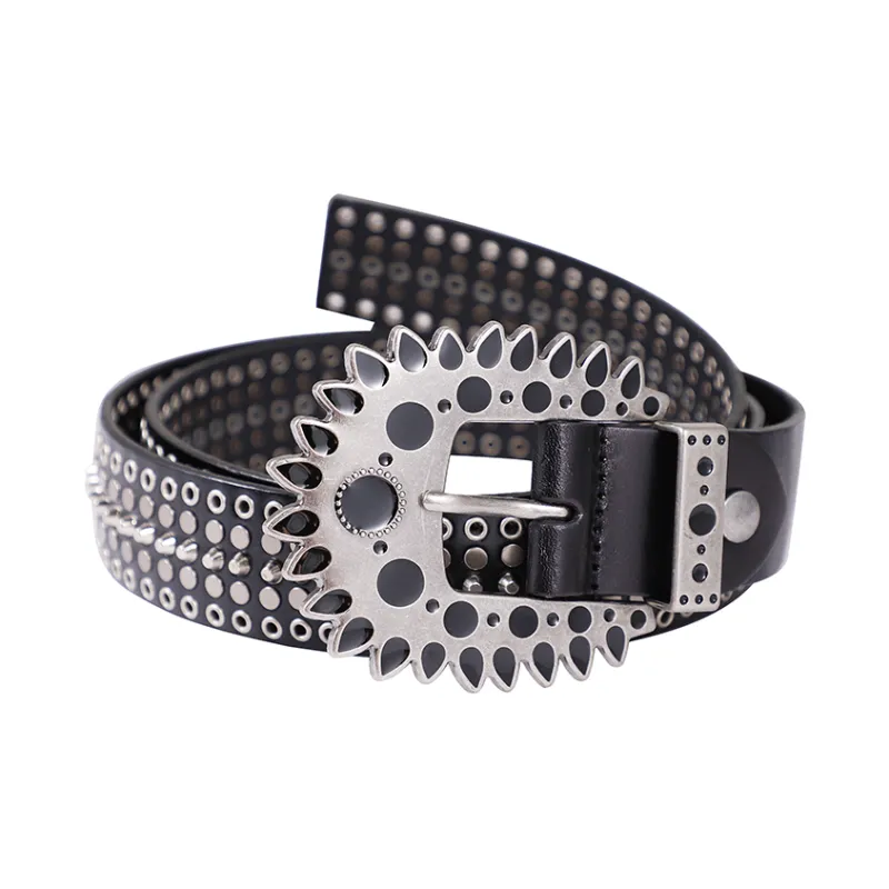 DND4DES Cow Leather Belts Unisex 4cm-0