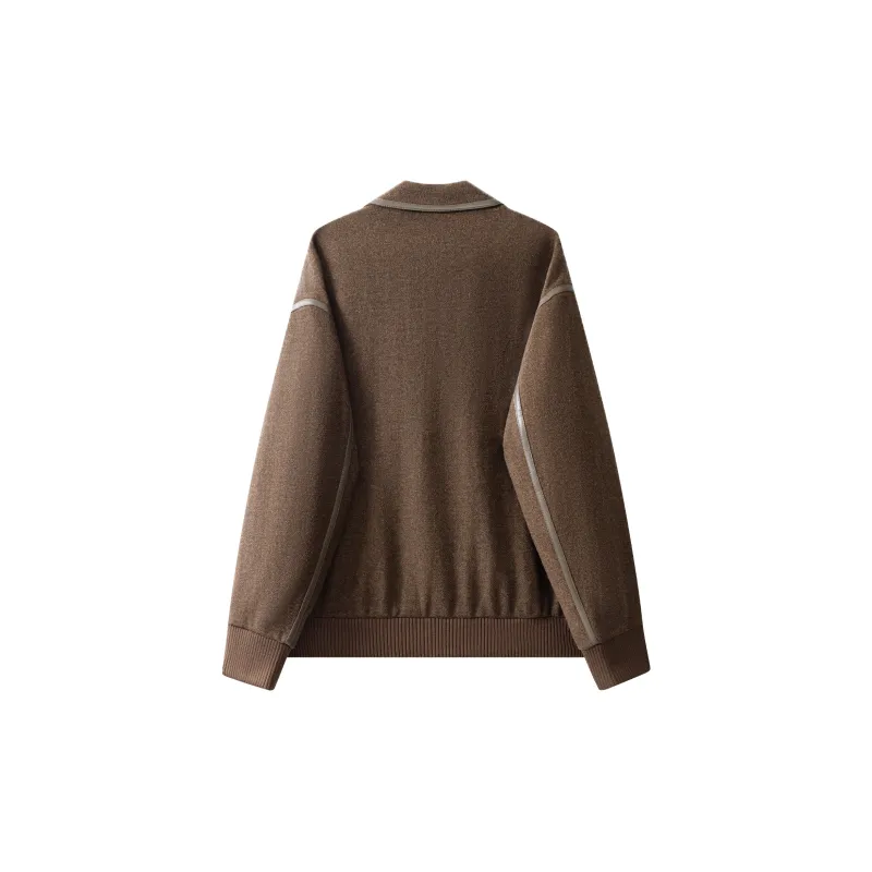 A.B.X Lining Cotton Woolen Jacket Woolen Coat Men's-1