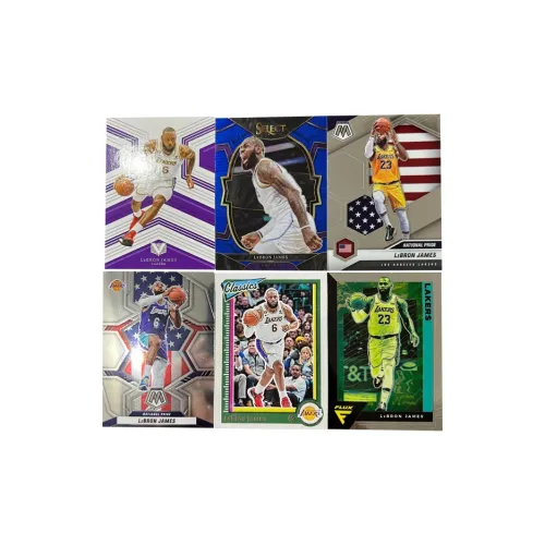 PANINI Lakers LeBron James The King Multi Collection Refractor Star Card Sports Cards 6 Pcs