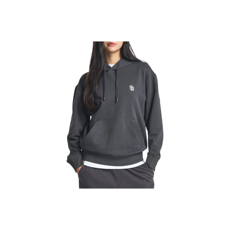 MLB BASIC SMALL LOGOSAN DIEGO PADRES Sweatshirt Unisex Charcoal Gray-2