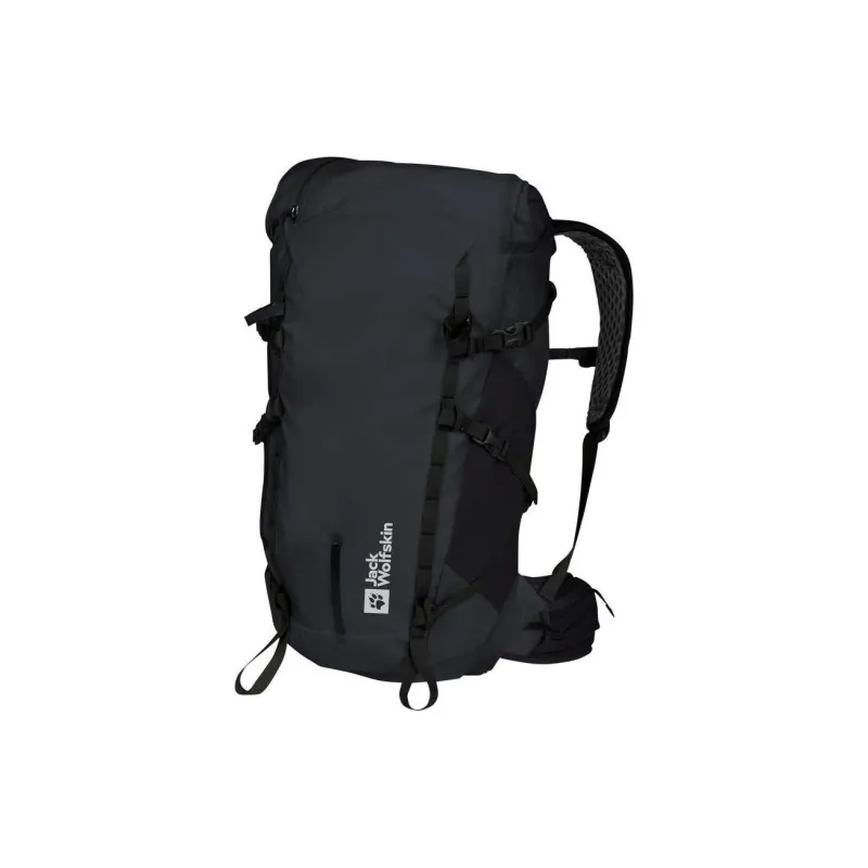 Jack Wolfskin Polyamide Outdoor Mountaineering Bag Backpack Regular Unisex Black-1