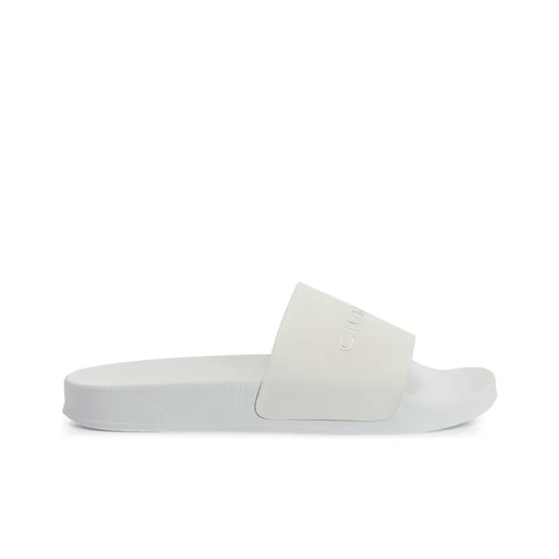 Giuseppe Zanotti Logo print Flat Slides-1