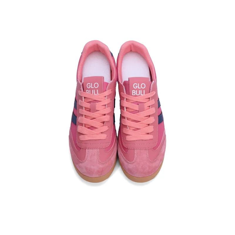 GLO BULL Skateboard Shoes Unisex Low Top Pink Blue-3