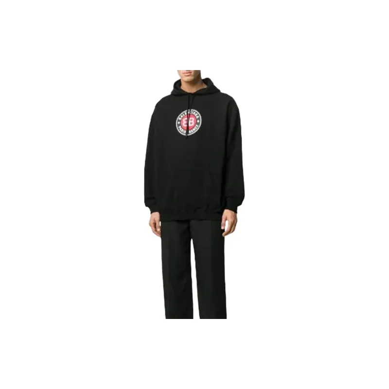 Balenciaga Logo Printed Hoodie-1