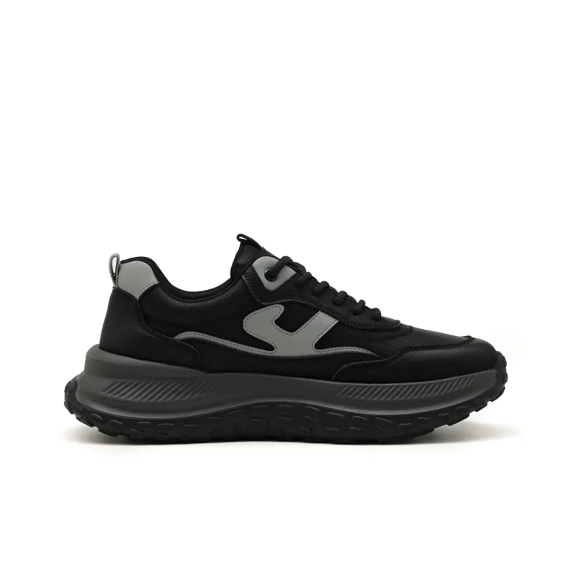 JOSINY Slip Resistant Water Resistant Wear Resistant Support Height Increasing Low Top Chunky Sneakers Men's-8
