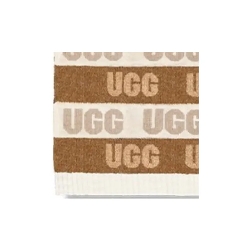 UGG Acrylic Knit Scarves Women's Brown-1