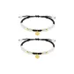 Agate-Love Guardian Bracelet (Black Cord+Black Cord)