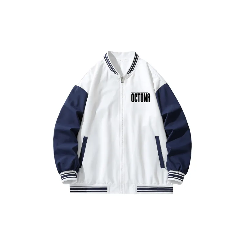 Small Columns Under The Sea Baseball Jacket Unisex-6