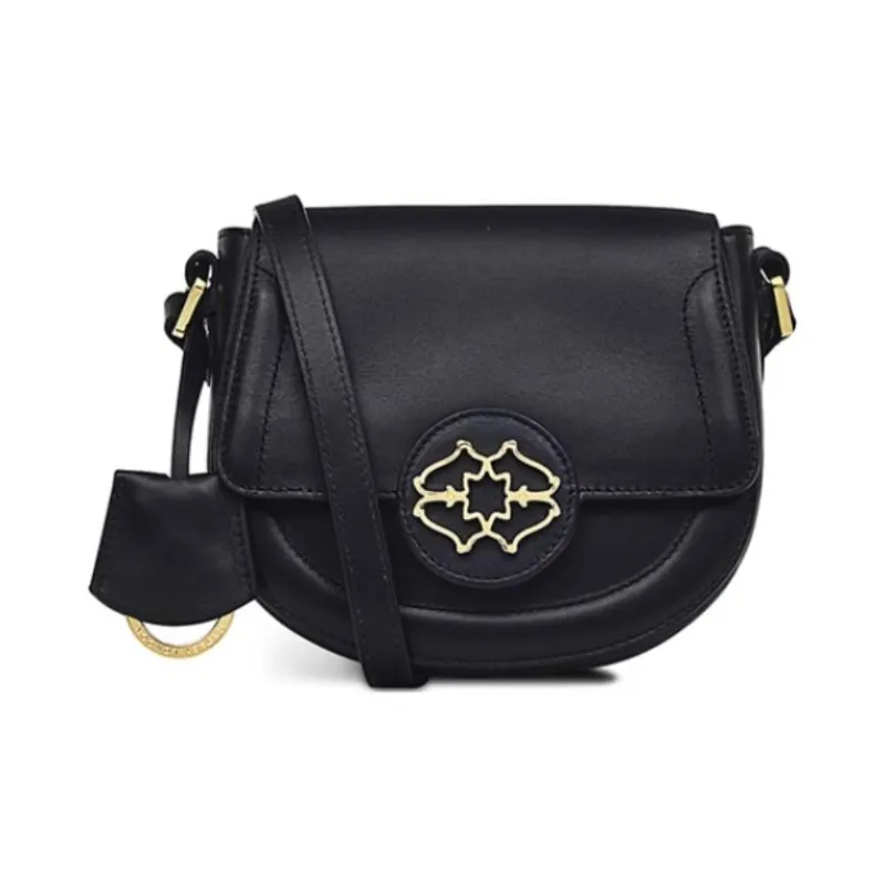 RADLEY Cow Leather Shoulder Bag Crossbody Bag Medium Size Women's Black-0