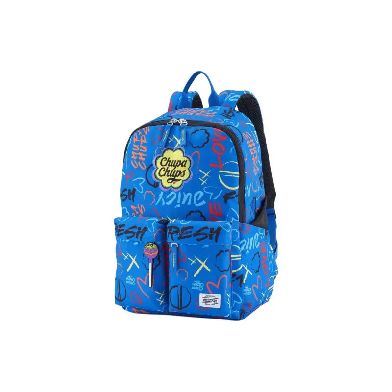 AMERICAN TOURISTER Polyester Backpack Unisex Blue-1