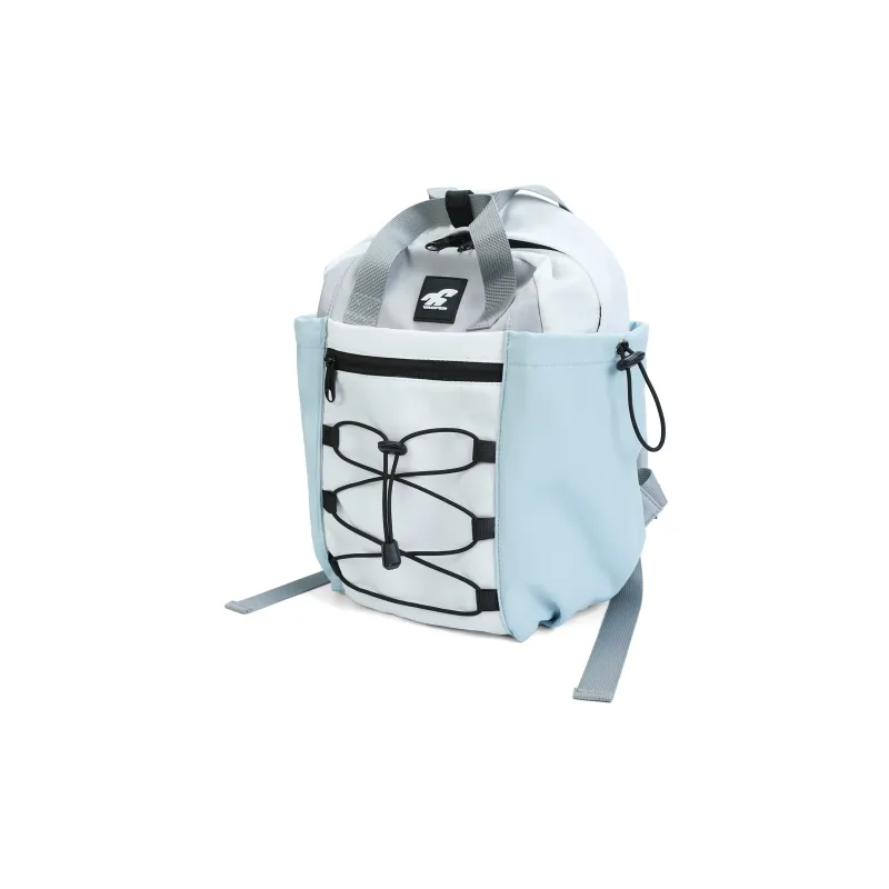 VAOPER Nylon Backpack Women's Gray Blue/Khaki-0