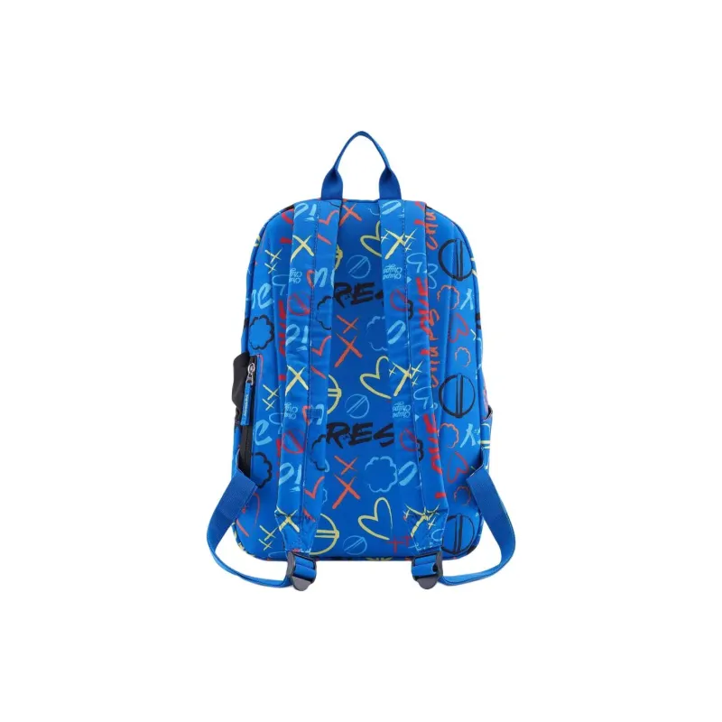 AMERICAN TOURISTER Polyester Backpack Unisex Blue-3