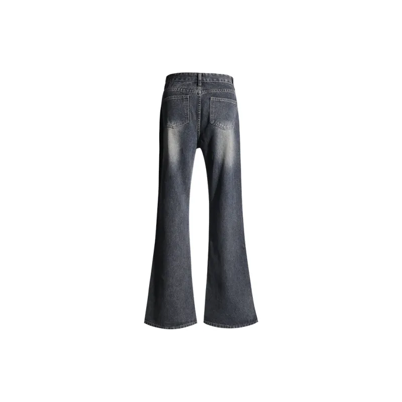 Wen Shan Jeans Women's Rebellious Gray Blue-3