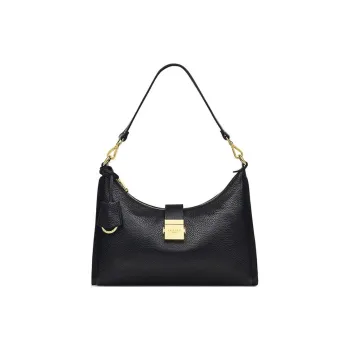 RADLEY Cow Leather Shoulder Bag Medium Size Women's Black