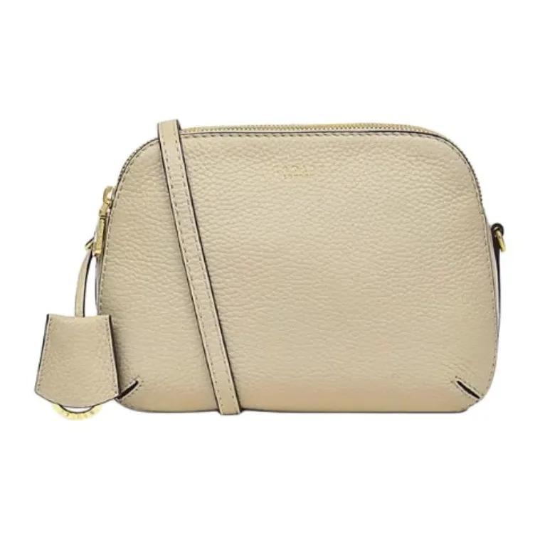 RADLEY Cow Leather Shoulder Bag Crossbody Bag Small Size Women's Beige-0