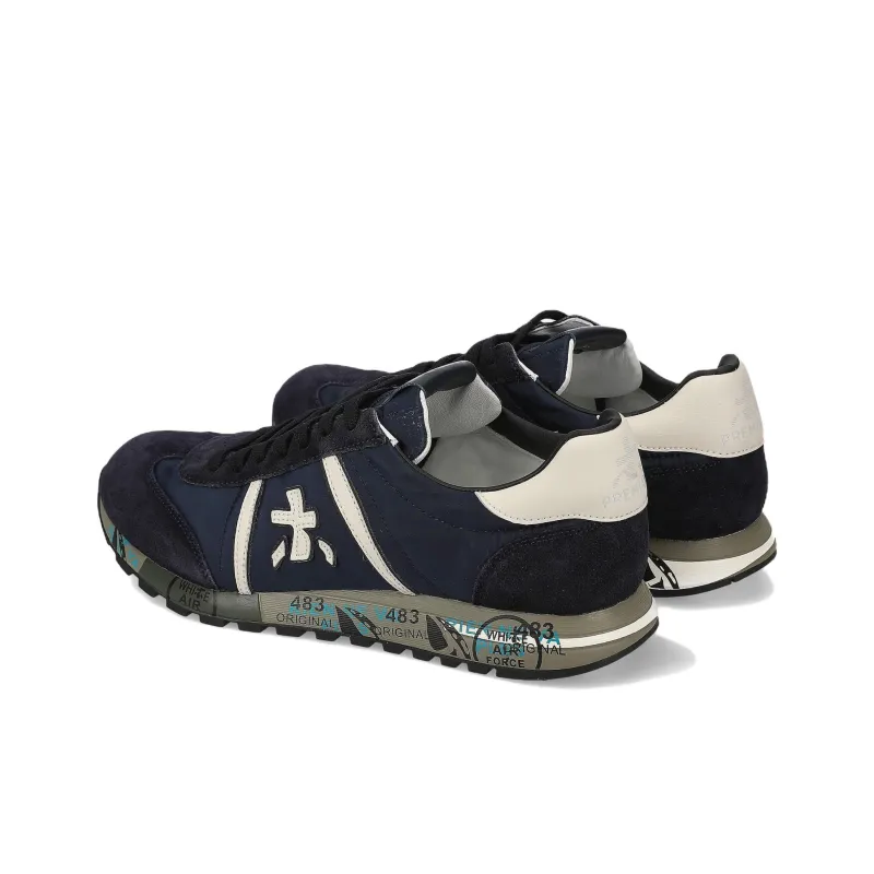 PREMIATA Lucy Low-Top Casual Shoes Men's Blue-4