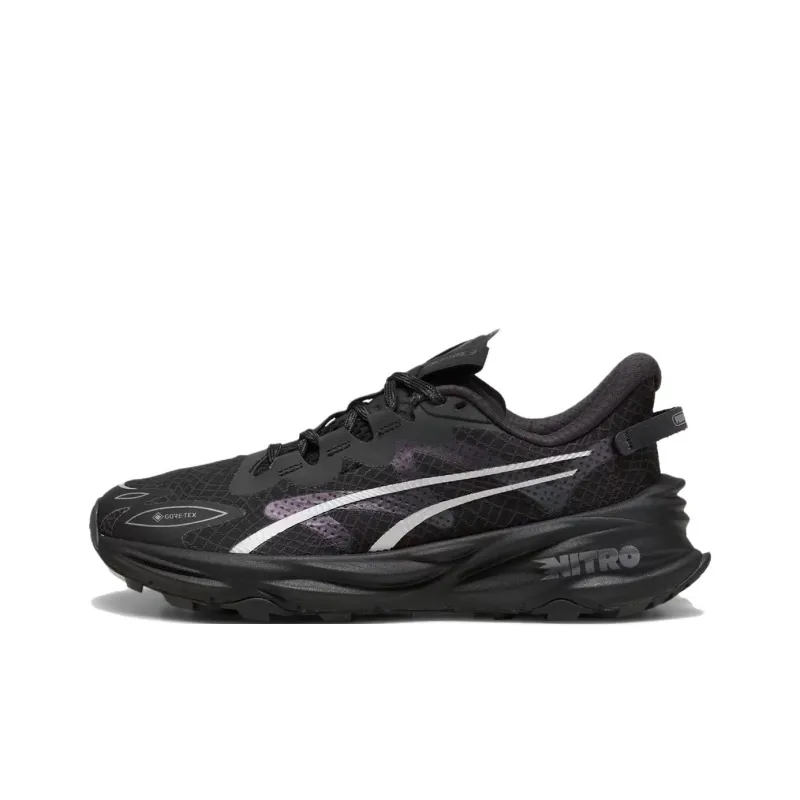 PUMA Fast Trac Nitro Anti Slip Wear Resistant Low Top Casual Running Shoes Women's Black-0