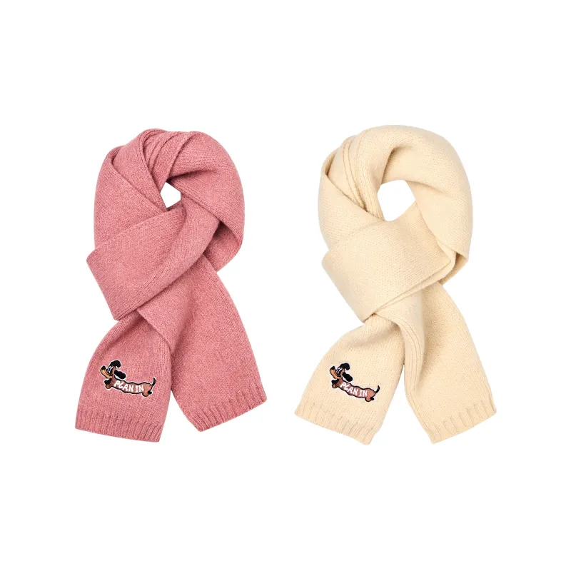 PLAN IN Knit Scarves Unisex-12