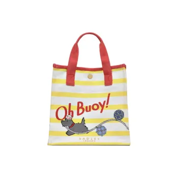 RADLEY Canvas Canvas Bag Tote Bag Shopping Bag Handbag Medium Size Women's Multicolor