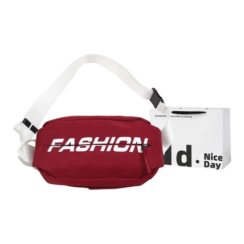 SWIMADE Nylon Crossbody Bag, Shoulder Bag, Fanny Pack, Sling Bag Regular Unisex White/Black/Red/Yellow-16