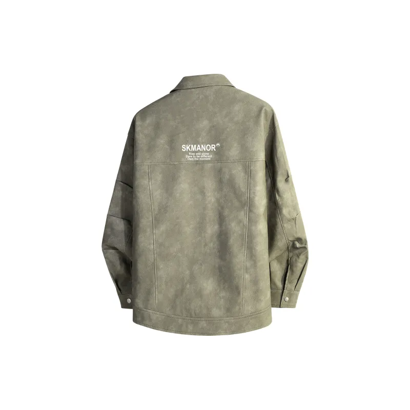 S.k. Manor Hill Leather Jacket Unisex-16