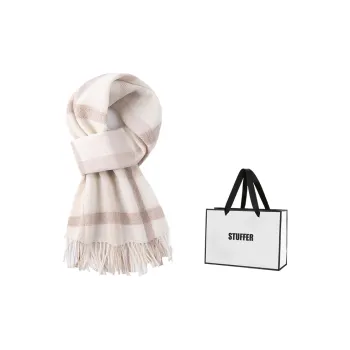STUFFER 100% Wool Knit Scarves Unisex