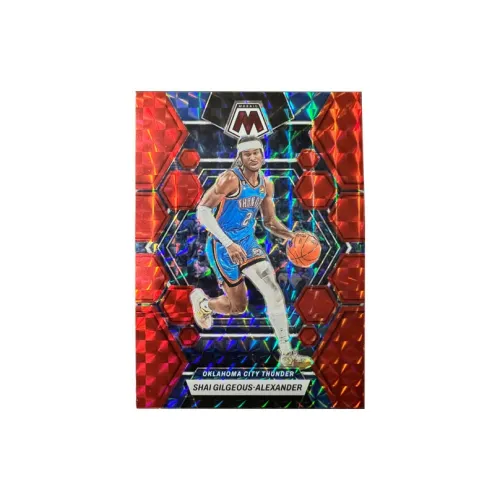 PANINI Alexander Sga Thunder Core Mosaic Collection Red Checkered Fold Player Card Rare Sports Cards 1 Pc
