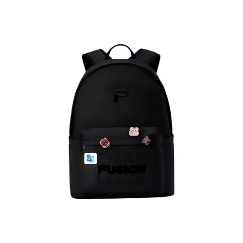 FILA FUSION Fabric Backpack Extra Small Unisex Pitch Black