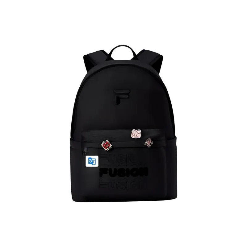FILA FUSION Fabric Backpack Extra Small Unisex Pitch Black-0
