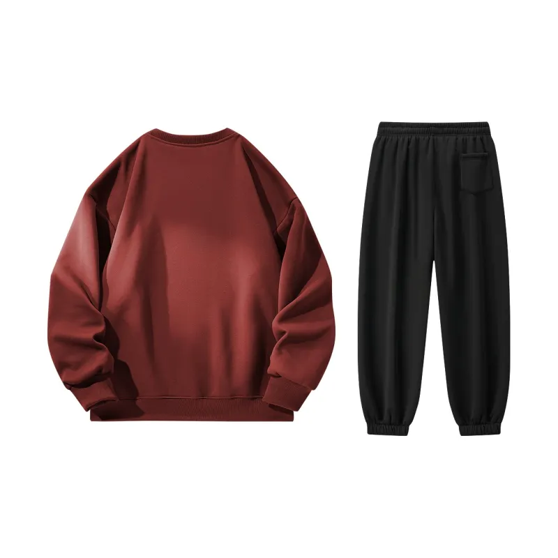 Small Columns Under The Sea Sweatshirt Set Unisex-9