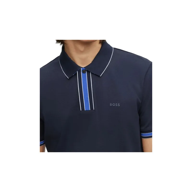 HUGO BOSS SS23 Polo Shirt Men's Dark Blue-4