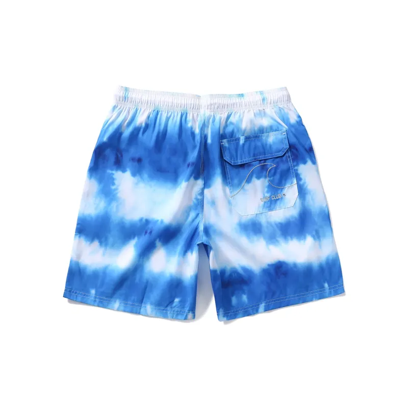 GAILANG Beach Shorts Men's Tie Dye Blue-1